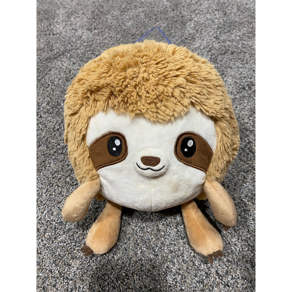 Squishable Sloth Mini Round Tan Brown Plush Stuffed Animal Toy